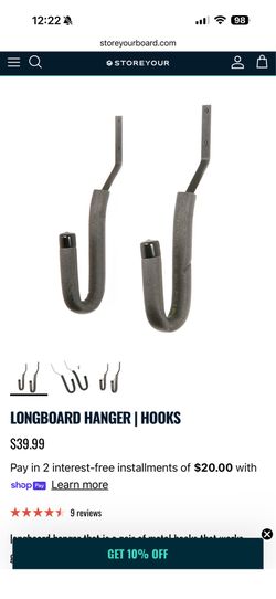 Surfboard hooks