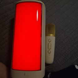 Mini bluetooth speaker plus karaoke machine