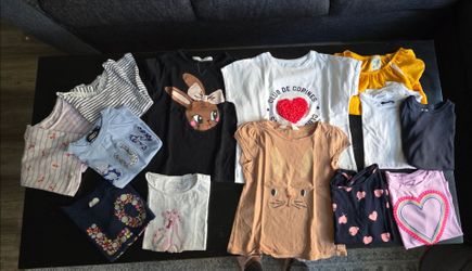 Bundle of more than 10 tops Girls 6 to 10yo FRENCH BRANDS LIKE NEW
