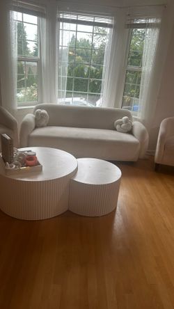Sofa and two chairs