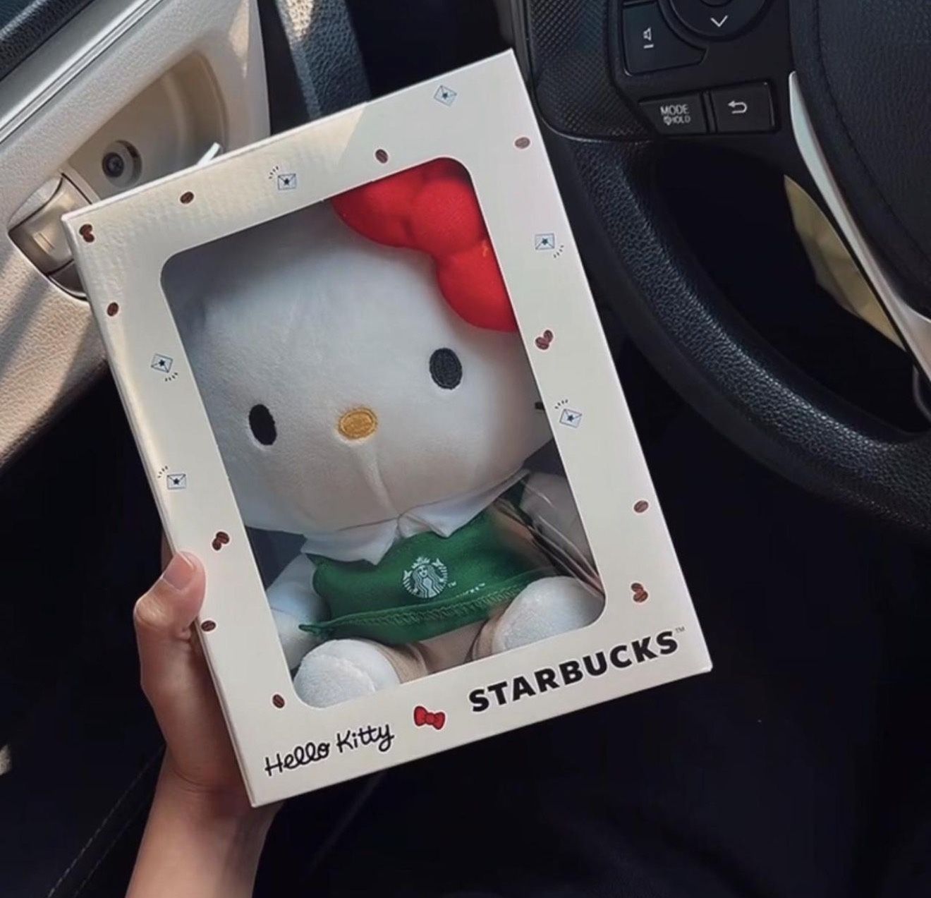 Hello Kitty Starbucks Plushy