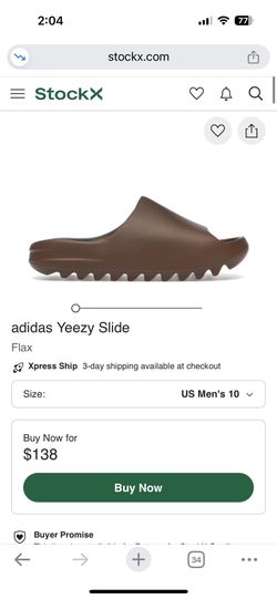 Brown Yeezy Slides