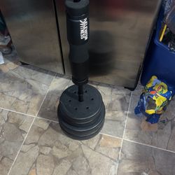 Weights And Barbell
