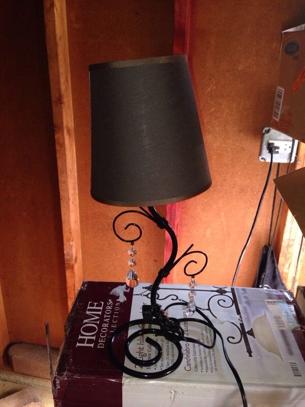 Desk lamp brown