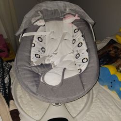 New Blue Tooth Swing Seat Eat Babys 25 Firm