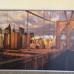 Framed Brooklyn Bridge Photo
