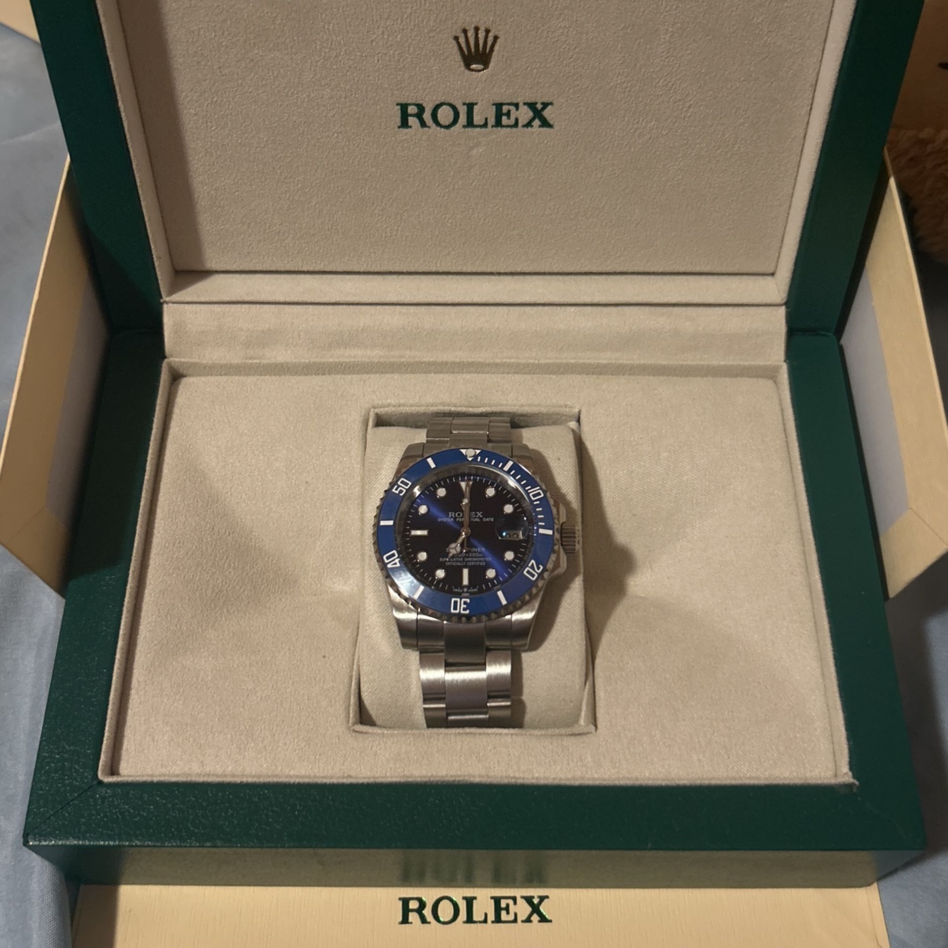 Submariner Rolex Watch Blue