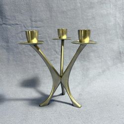 Norway Pewter Triple Candle Holder