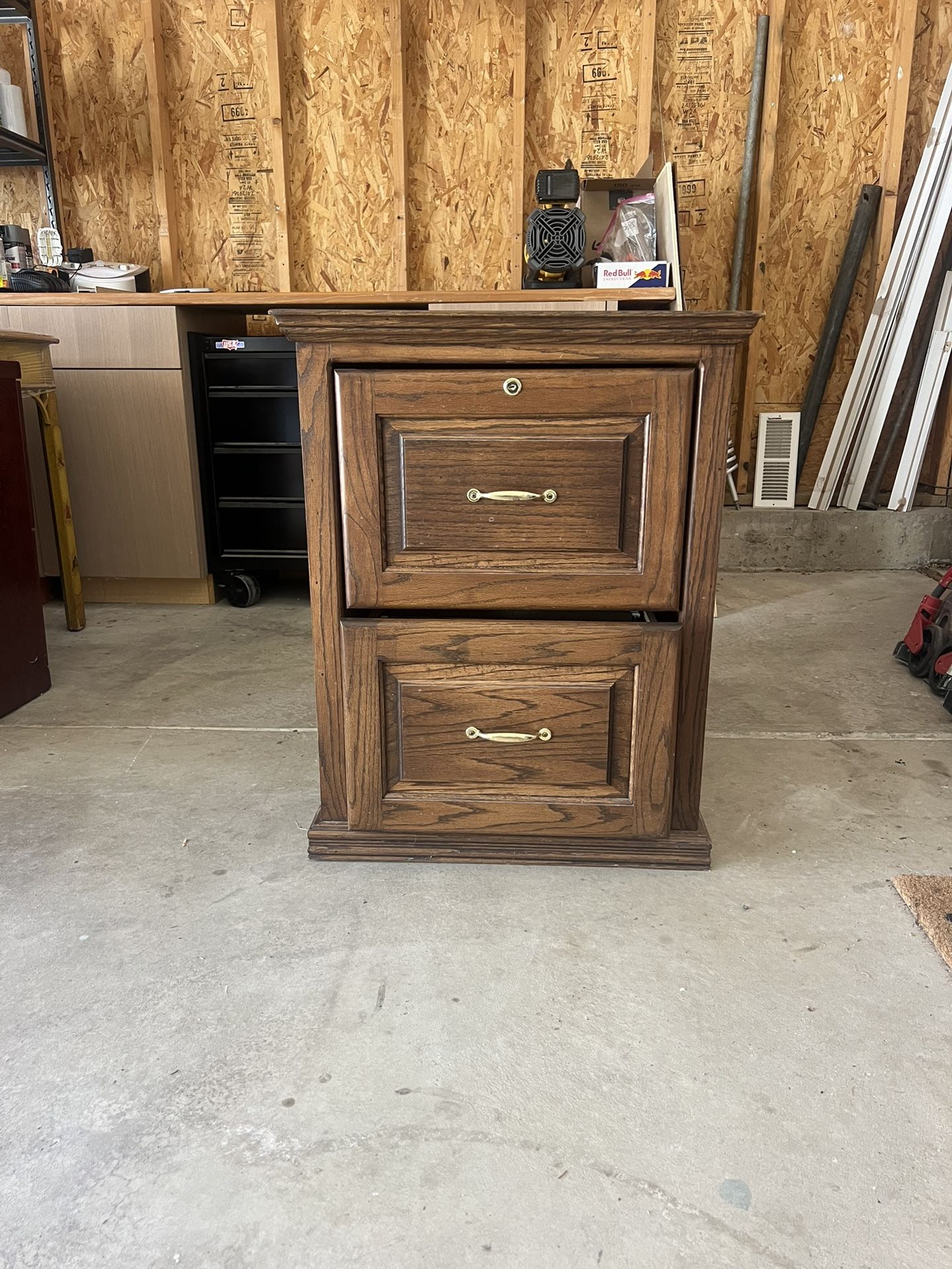 Wood Filing Cabinet