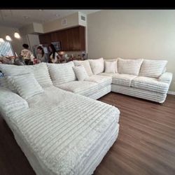 Brand New Super Plush Comfy Corduroy Sectional 