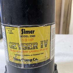 Submergible Utility Pump