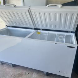 Chest Freezer Extra Large Capacity Commercial Grade Double Door Freezer