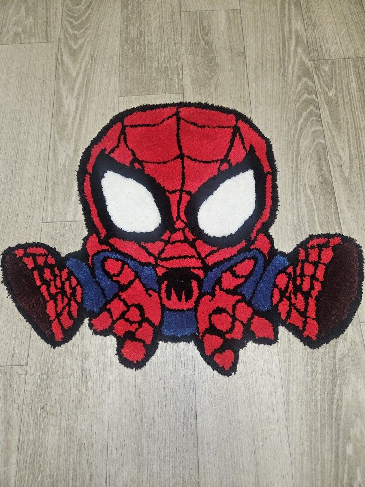 Handcrafted Spider-Man Rug