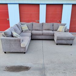 FREE DELIVERY - Beige Sectional Sofa