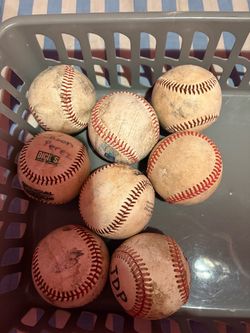 Lot of 8 Used Baseballs