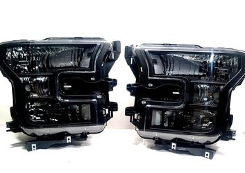 HEADLIGHTS FOR 15-17 FORD F150/F-150 BLACK HOUSING