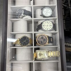 Assorted Personal Watches With Box. 