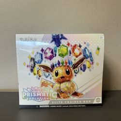 Pokemon Scarlet & Violet: Prismatic Evolutions ETB Sealed Elite Trainer Box