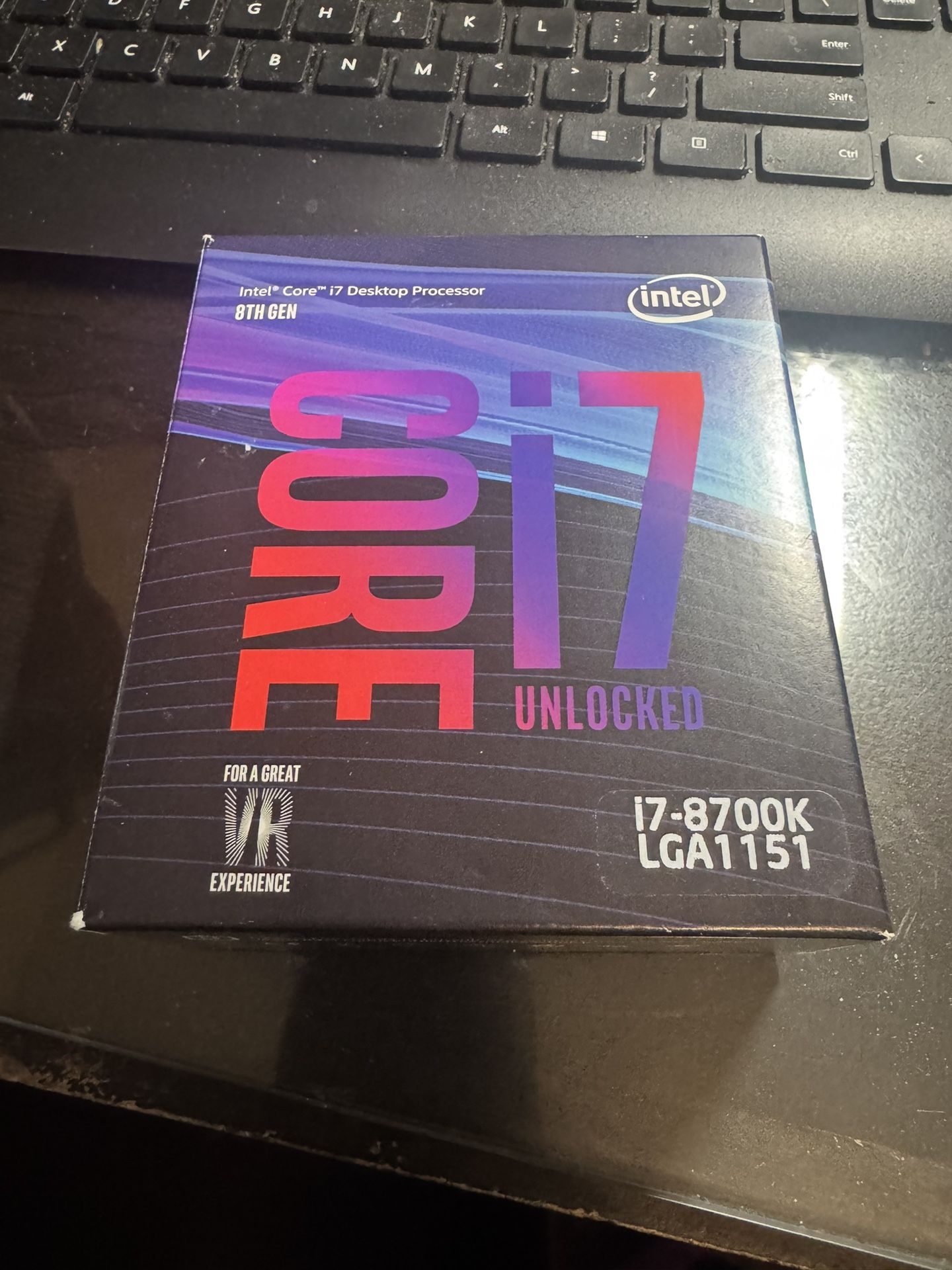 Intel Core i7-8700k CPU Unlocked