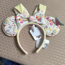 Disneyland Reining Rabbits Bunny Ears Adult Ivory