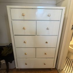 White lacquer dresser 