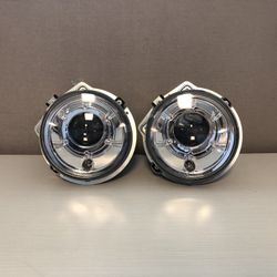 92-06 Mercedes G Wagon Chrome Xenon Glass Headlights
