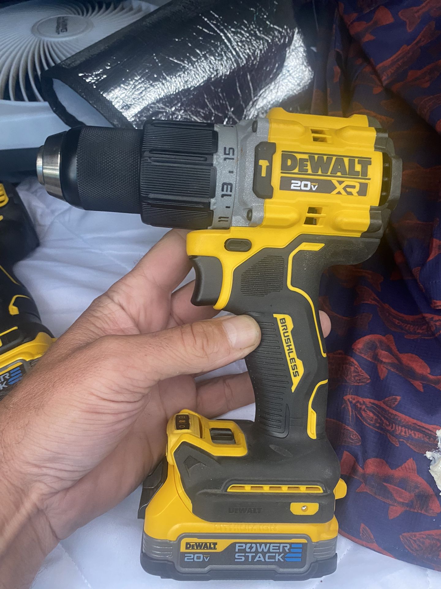 Dewalt XR Drill Brushless And Powerstack Battery