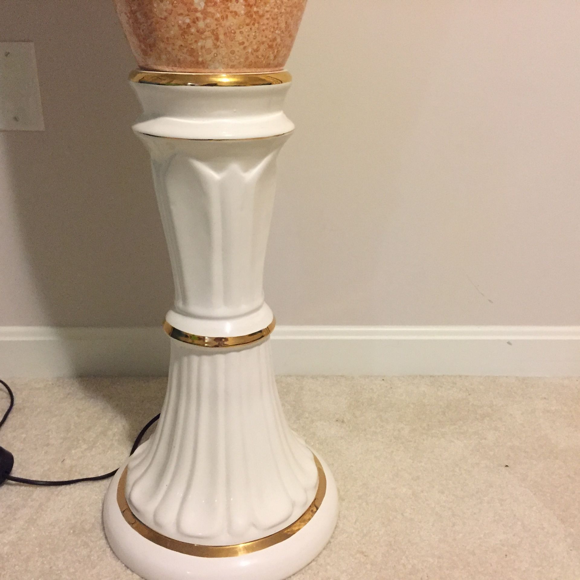 Nice porcelain floor lamp reg $120 now $100 brand new