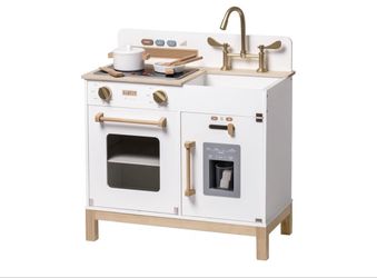 New!✨ ROBOTIME Wooden Kids Play Kitchen