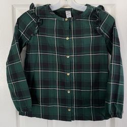 Carter’s Plaid Shirt Blouse Sizes 8, 10, and 12