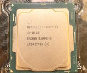 Intel CORE i3-8100 Coffee Lake 4GB 3.6GHZ