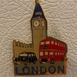 Metal London Refrigerator Fridge Magnet Big Ben Taxi Double Decker Bus
