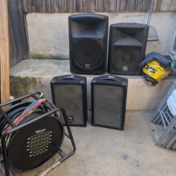 Electro-Voice EV ZX4 & Electro Voice SX300 + EV Force Electro-Voice Speaker + Seismic Audio SACB-24x8x100 24-Channel ((SOLD AS A BUNDLE))