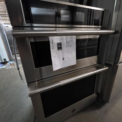 30" JENN AIR MICROWAVE OVEN COMBO STAINLESS STEEL 