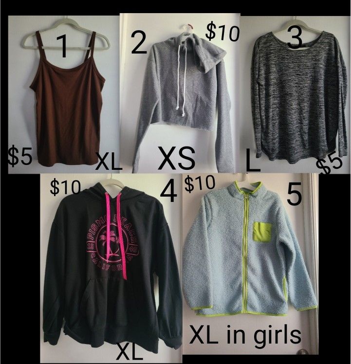 Womens Used Shirts And Sweater