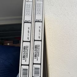 Two 24 in. x 80 in. 6 Panel Textured Door 