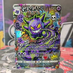 Gengar Shadow Spray Nightmare Tag Custom Made