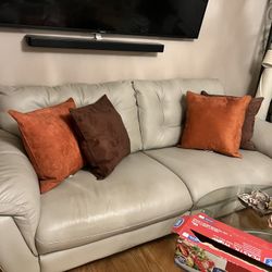 Italian Leather Living Room Set