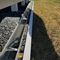 14 Ft Gutter With Some Additional Down Spout Parts . 