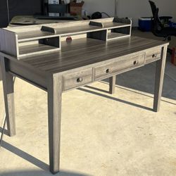 Desk w/ Tons of Compartments/Drawers + Storage - $50 Need Gone ASAP!