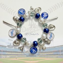 Los Angeles Dodgers World Series Charmed Bracelet Brand New