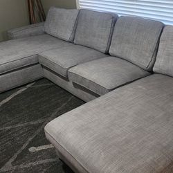 Sectional Couch Sofa W Ottoman