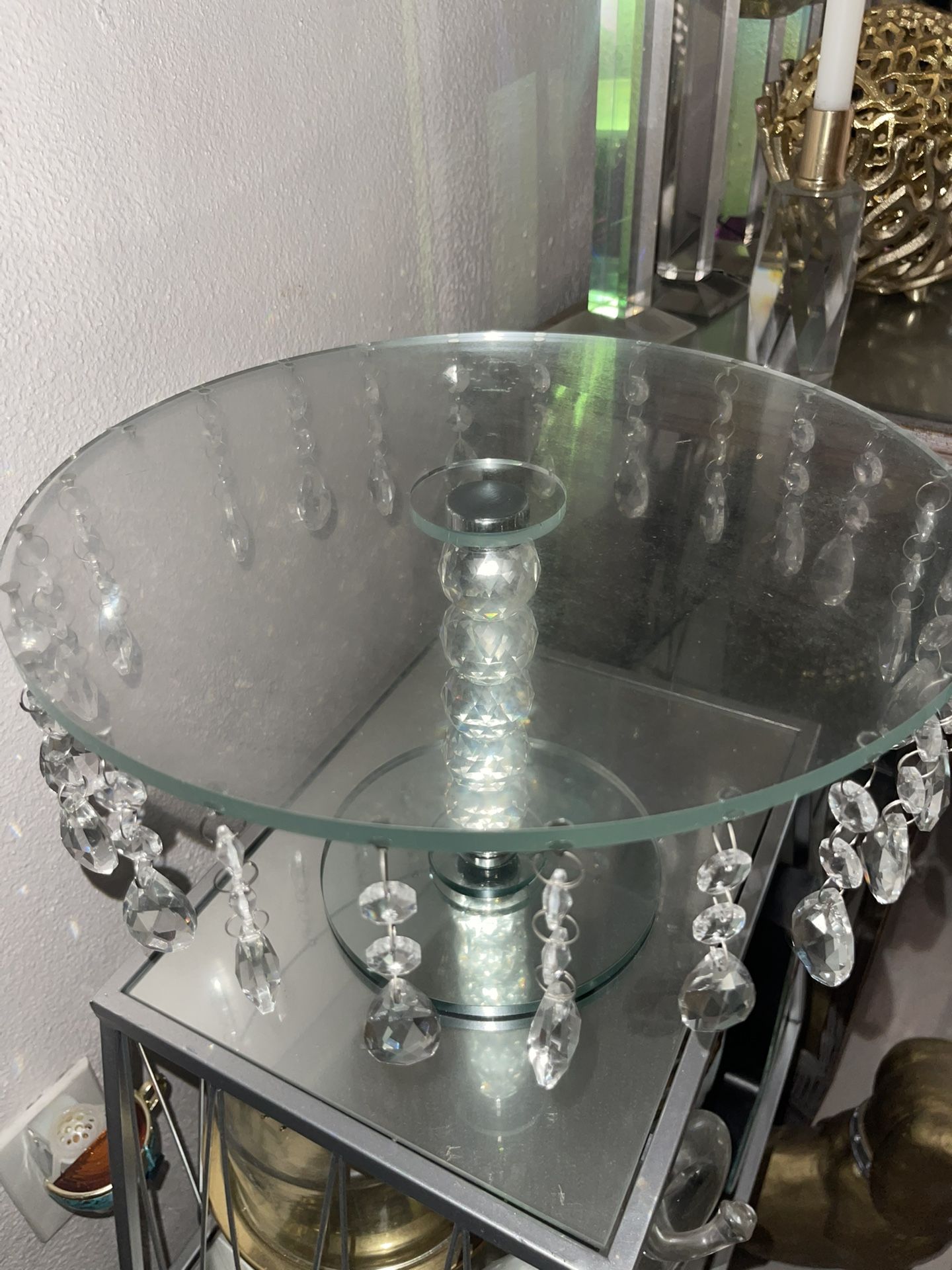 Glass Cake Stand 