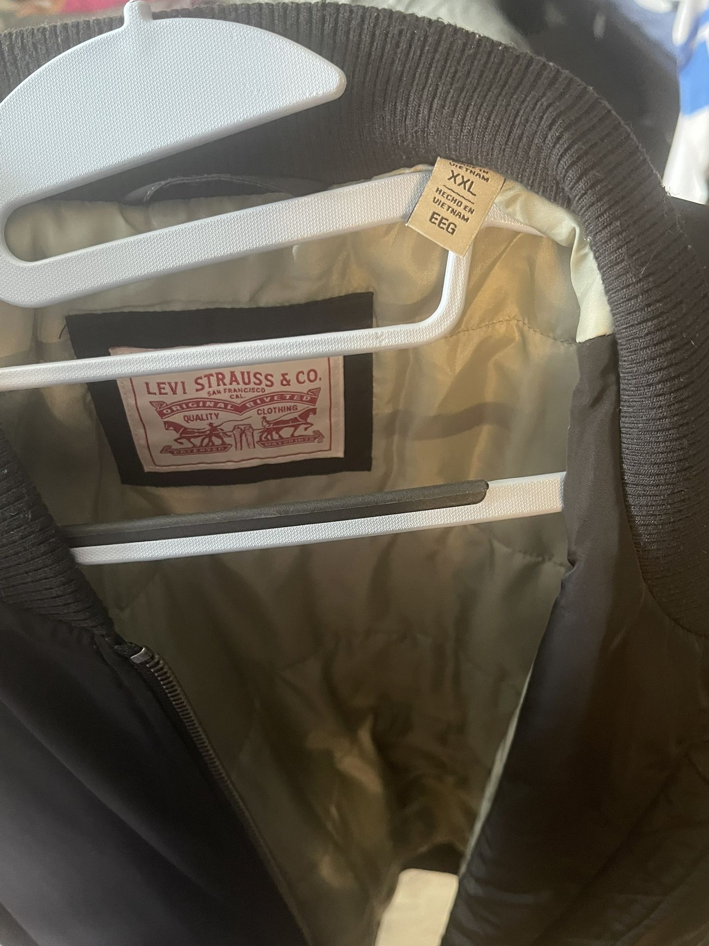 varsity levi’s sweater