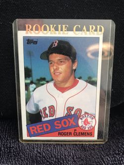 Roger Clemens Rookie Baseball Card