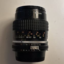 Micro-Nikkor 55mm f/2.8 Manual Focus Macro Lens (AI / AI-S era)