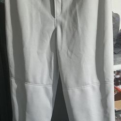 (BB  - 41)  MIZUNO WOMEN'S SOFTBALL PANT GRAY SIZE X-LARGE 