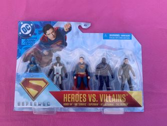 Superman Hero’s vs Villains 5 pack Mini Action Figures