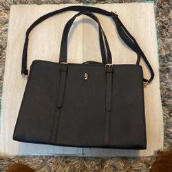 Black Computer Tote Bag