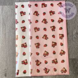 Strawberry Shortcake Floral Bouquet Wrapping Paper / Papel De Ramo